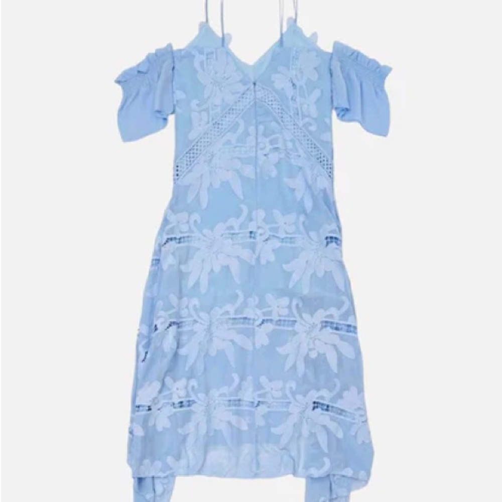 Self portrait Georgette off shoulder dress